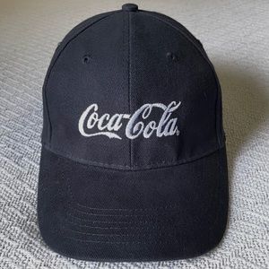 Coca-Cola Hat. Black. Adjustable. Port & Company.